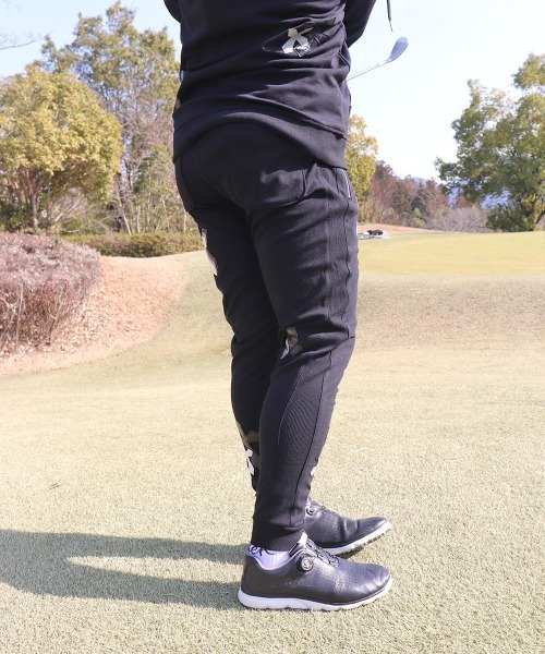 LUXE/R GOLF（ラグジュ ゴルフ）の「(RM)【LUXE/R GOLF】ストレッチ ポンチ クロスワッペン ジョガーパンツ（スウェットパンツ・メンズ・ブラック/杢グレー/ホワイト・LARGE/X-LARGE/MEDIUM）」の20枚目の写真