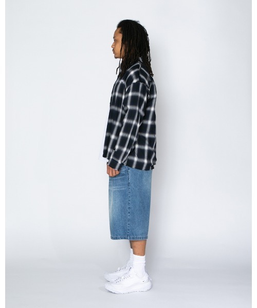 APPLEBUM(アップルバム)の「Cut Off Ombre Check Shirt(シャツ/ブラウス・メンズ・ブラック・MEDIUM/LARGE/X-LARGE)」の11枚目の写真