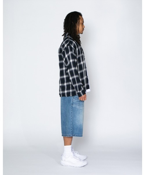 APPLEBUM(アップルバム)の「Cut Off Ombre Check Shirt(シャツ/ブラウス・メンズ・ブラック・MEDIUM/LARGE/X-LARGE)」の13枚目の写真