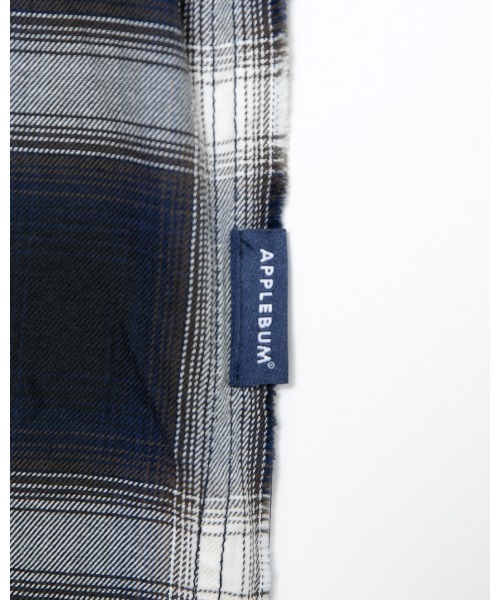 APPLEBUM(アップルバム)の「Cut Off Ombre Check Shirt(シャツ/ブラウス・メンズ・ブラック・MEDIUM/LARGE/X-LARGE)」の7枚目の写真