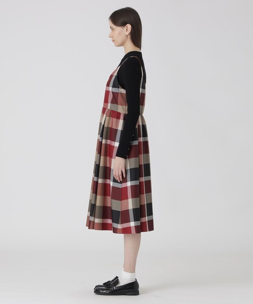 ブルーレーベルクレストブリッジ未使用タグ付Tシャツ&グリーンチェックキャミソール BLUE LABEL CRESTBRIDGE（ブルーレーベルクレストブリッジ）の