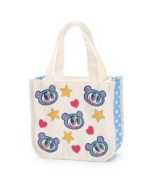 ナルミヤキャラクターズ（ナルミヤキャラクターズ）の「キャラ総柄ランチバッグ【ベリエちゃん】【デビリーちゃん】【ナカムラくん】【ミミリーちゃん】（トートバッグ）」