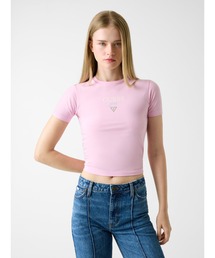 GUESS JEANS Short Sleeves Crew Neck Baby Baker Tee Tシャツ
