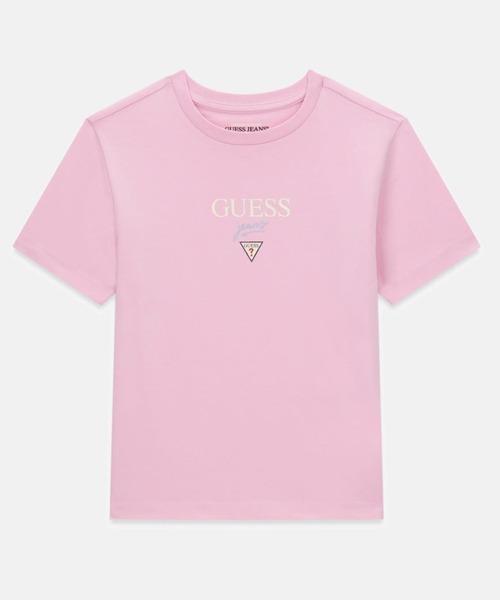 GUESS JEANS Short Sleeves Crew Neck Baby Baker Tee Tシャツ | GUESS