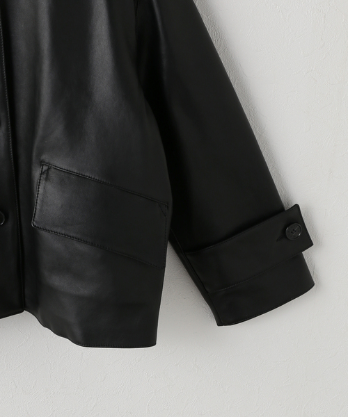 IENA（イエナ）の「MACKINTOSH/マッキントッシュ HUMBIE SHORT ジャケット L261GL1008FLGC（その他アウター・レディース・ブラック・38/36）」の3枚目の写真