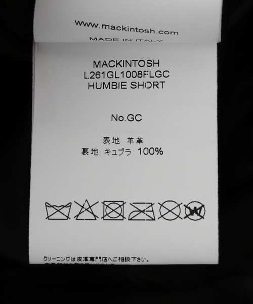 IENA（イエナ）の「MACKINTOSH/マッキントッシュ HUMBIE SHORT ジャケット L261GL1008FLGC（その他アウター・レディース・ブラック・38/36）」の9枚目の写真