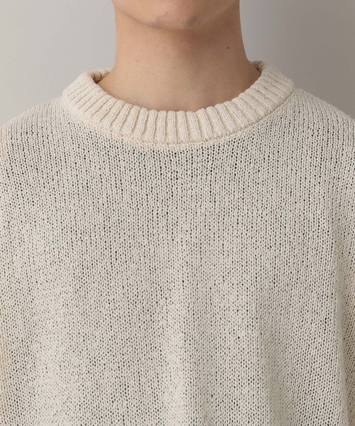 RAGEBLUE（レイジブルー）の「Lowgage Chunky Knit/ チャンキーニット（ニット/セーター・メンズ・ホワイト/ライトグリーン・MEDIUM/LARGE）」の18枚目の写真