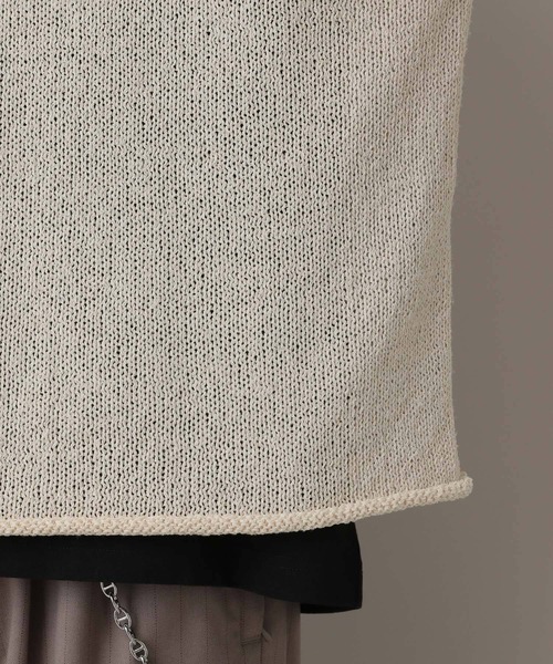 RAGEBLUE（レイジブルー）の「Lowgage Chunky Knit/ チャンキーニット（ニット/セーター・メンズ・ホワイト/ライトグリーン・MEDIUM/LARGE）」の20枚目の写真