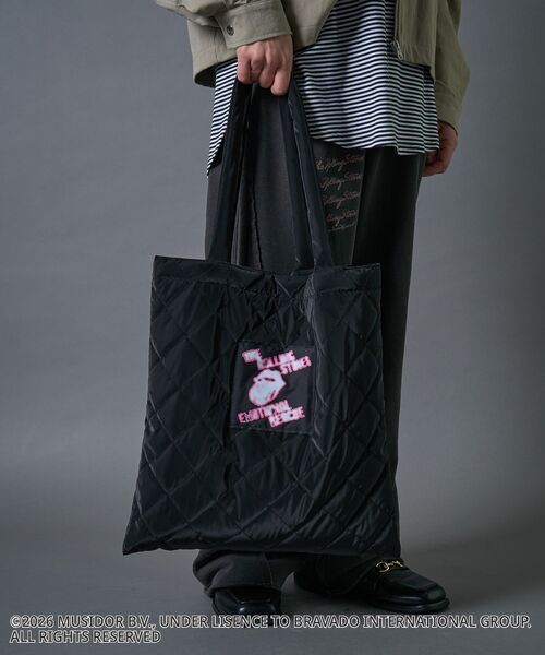 CRAFT STANDARD BOUTIQUE（クラフトスタンダードブティック）の「【ザ・ローリング・ストーンズ】ロゴトートバッグ（トートバッグ・メンズ・シルバー/カーキ/ブラック・FREE）」の12枚目の写真