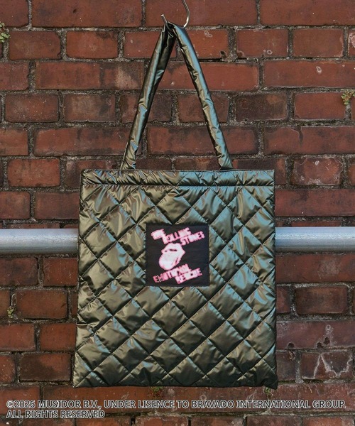 CRAFT STANDARD BOUTIQUE（クラフトスタンダードブティック）の「【ザ・ローリング・ストーンズ】ロゴトートバッグ（トートバッグ・メンズ・シルバー/カーキ/ブラック・FREE）」の3枚目の写真