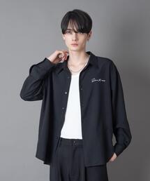 BROWNY/ワンポイントルーズシャツ(LS)