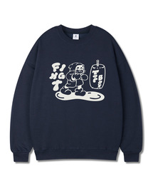 TOPBOY（トップボーイ）の「ファイトキャット オーバーサイズ プリンティング スウェットシャツ（スウェット）」