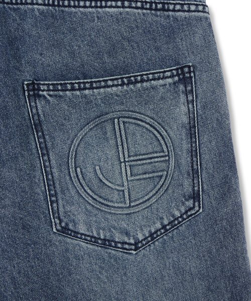 IDWS（アイドンワナセル）の「Side Flash Denim Parasuit Pants Indigo（デニムパンツ・レディース・その他・0/1/2）」の5枚目の写真