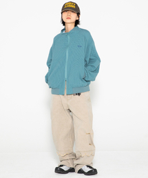 XTONZ（エクストーンズ）の「XJ135 インフィニティチェックトラックジャケット (ブルー)（ナイロンジャケット）」