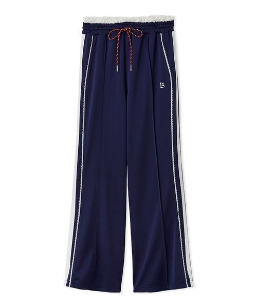 LILY BROWN（リリーブラウン）の「ピコレースフレアトラックパンツ（その他パンツ・レディース・アイボリー/カーキ/ネイビー・F）」の3枚目の写真