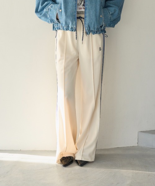 ピコレースフレアトラックパンツ（その他パンツ）｜LILY BROWN（リリー