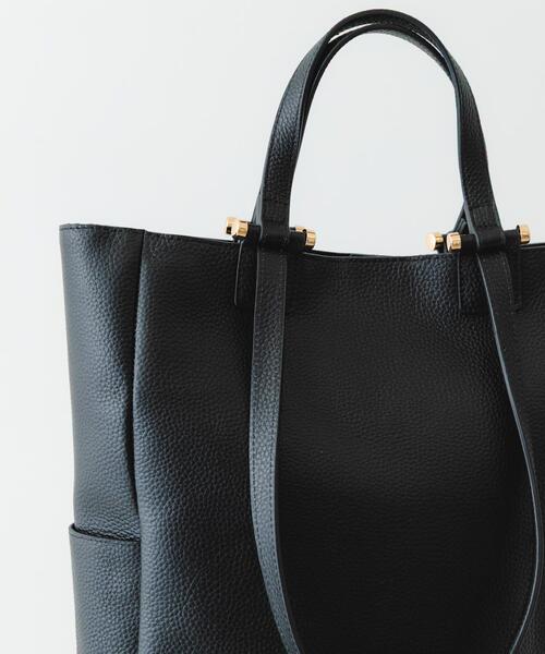 RODE SKO（ロデスコ）の「レザー2WAYトートバッグ（トートバッグ・レディース・オフホワイト/ブラウン系その他/ブラック・ONE）」の11枚目の写真