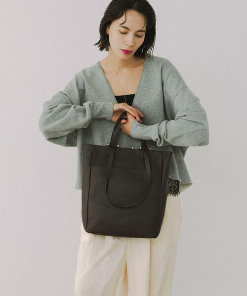 RODE SKO（ロデスコ）の「レザー2WAYトートバッグ（トートバッグ・レディース・オフホワイト/ブラウン系その他/ブラック・ONE）」の17枚目の写真