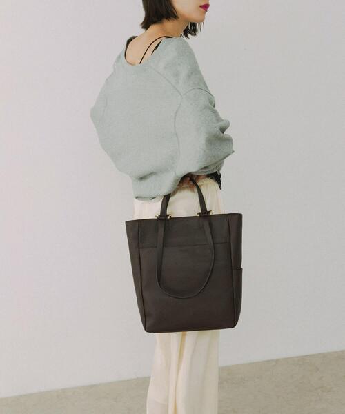 RODE SKO（ロデスコ）の「レザー2WAYトートバッグ（トートバッグ・レディース・オフホワイト/ブラウン系その他/ブラック・ONE）」の18枚目の写真