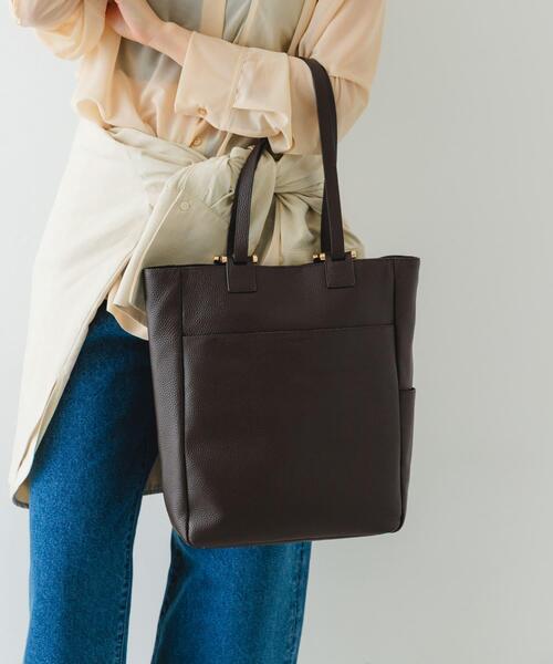RODE SKO（ロデスコ）の「レザー2WAYトートバッグ（トートバッグ・レディース・オフホワイト/ブラウン系その他/ブラック・ONE）」の21枚目の写真