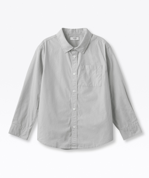 MUSINSA STANDARD KIDS（ムシンサスタンダードキッズ）の「リラックスドウォッシュドポプリンシャツ [ダスティミント]（シャツ/ブラウス・レディース・その他・110/120/130/140/150）」の2枚目の写真
