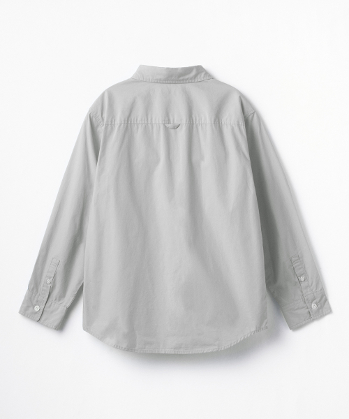 MUSINSA STANDARD KIDS（ムシンサスタンダードキッズ）の「リラックスドウォッシュドポプリンシャツ [ダスティミント]（シャツ/ブラウス・レディース・その他・110/120/130/140/150）」の3枚目の写真