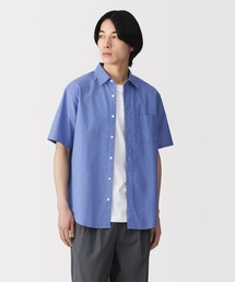 MUJI Labo〕紳士 和紙混ドビー織り 半袖シャツ（シャツ/ブラウス
