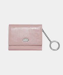 D.LAB（ディラップ）の「ベニー3段財布-ピンク（札入れ/マネークリップ）」