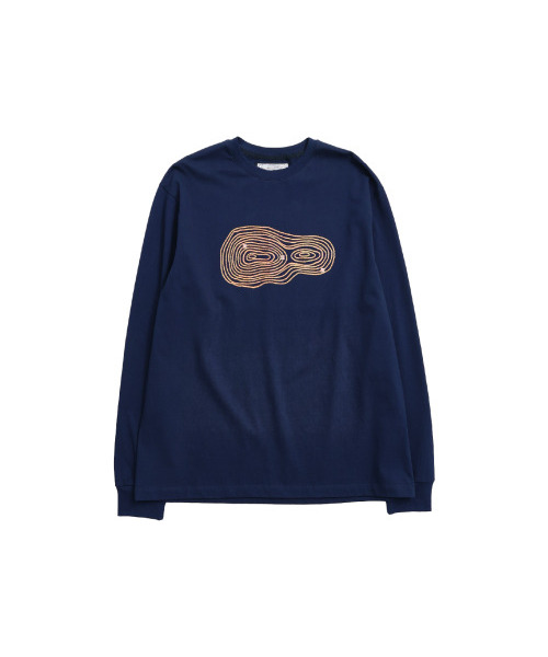 コウゾン ロングスリーブTシャツ (ダークネイビー)（Tシャツ