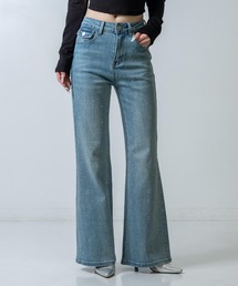 ANAP | ラインストーンフレアデニム(デニムパンツ)