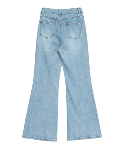 ANAP（アナップ）の「ラインストーンフレアデニム（デニムパンツ・レディース・ブルー・M/S）」の9枚目の写真