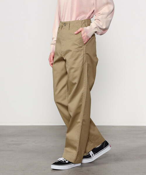 Buzz Rickson's(バズリクソンズ)の「BUZZ RICKSON'S | 〈別注〉コットン ミリタリーチノ 1942 MODEL WOMEN(チノパンツ・レディース・カーキ・28/29)」の11枚目の写真