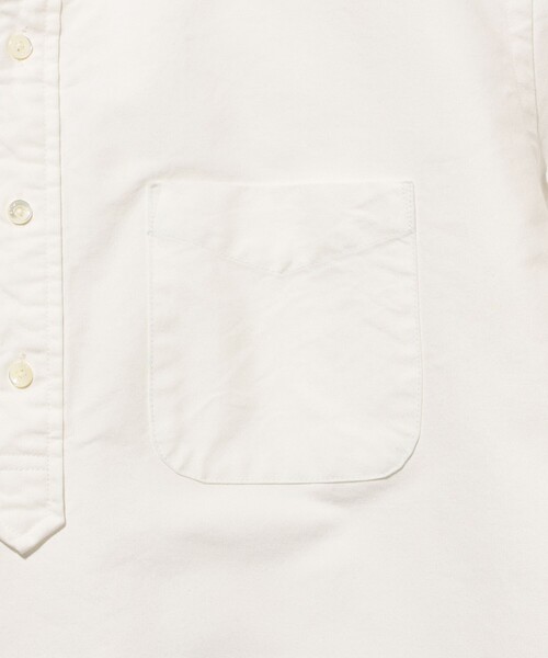 BEAMS PLUS（ビームスプラス）の「B.D. Pullover Classic-fit American Oxford（シャツ/ブラウス・メンズ・ホワイト/ブルー・LARGE/MEDIUM/X-LARGE/SMALL）」の7枚目の写真