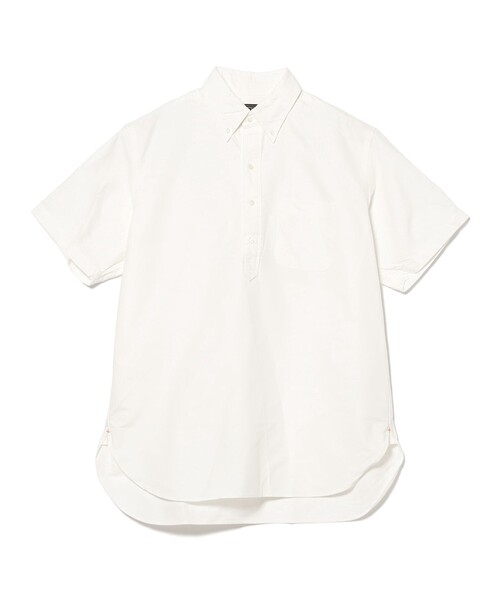 BEAMS PLUS（ビームスプラス）の「B.D. Pullover Classic-fit American Oxford（シャツ/ブラウス・メンズ・ホワイト/ブルー・LARGE/MEDIUM/X-LARGE/SMALL）」の10枚目の写真