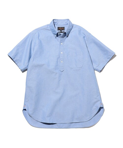 BEAMS PLUS（ビームスプラス）の「B.D. Pullover Classic-fit American Oxford（シャツ/ブラウス・メンズ・ホワイト/ブルー・LARGE/MEDIUM/X-LARGE/SMALL）」の13枚目の写真