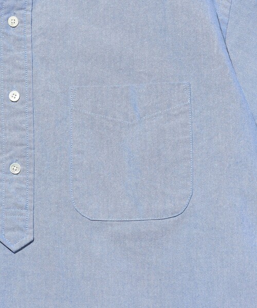 BEAMS PLUS（ビームスプラス）の「B.D. Pullover Classic-fit American Oxford（シャツ/ブラウス・メンズ・ホワイト/ブルー・LARGE/MEDIUM/X-LARGE/SMALL）」の17枚目の写真