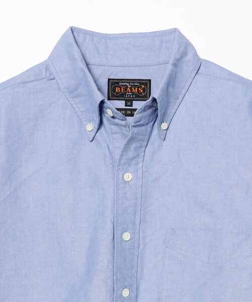 BEAMS PLUS（ビームスプラス）の「B.D. Pullover Classic-fit American Oxford（シャツ/ブラウス・メンズ・ホワイト/ブルー・LARGE/MEDIUM/X-LARGE/SMALL）」の21枚目の写真