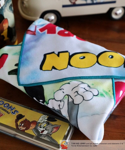 niko and...（ニコアンド）の「【トムとジェリー】コラボランチクロス（ランチョンマット/テーブルウェア・レディース・ブルー/ピンク・0）」の3枚目の写真
