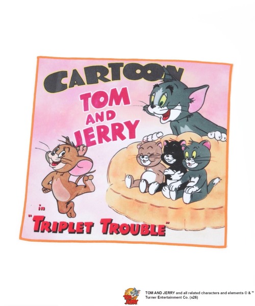 niko and...（ニコアンド）の「【トムとジェリー】コラボランチクロス（ランチョンマット/テーブルウェア・レディース・ブルー/ピンク・0）」の4枚目の写真