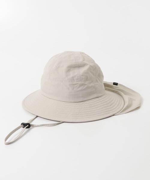 EKAL（エカル）の「『UR TECH』ナイロンタッサーサンシェードハット（ハット・レディース・ネイビー/イエロー系その他/グレー/ベージュ・ONE）」の15枚目の写真