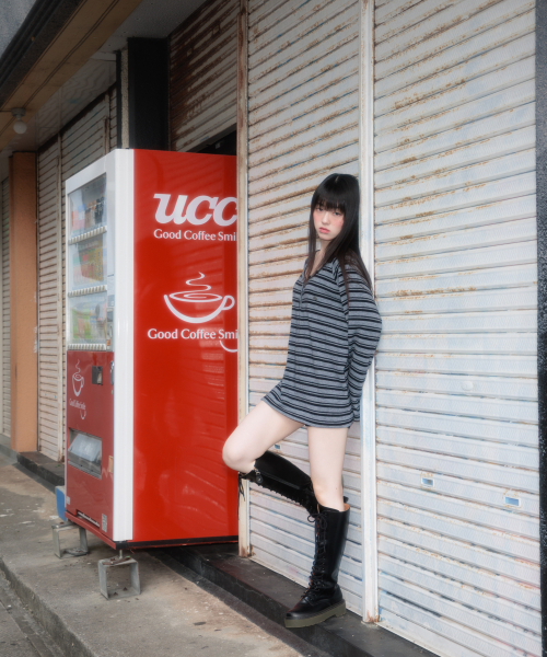 ROSEFRANTZ（ロゼフランツ）の「Stripe Button Long Sleeve [Black]（Tシャツ/カットソー・レディース・ブラック・OS）」の14枚目の写真