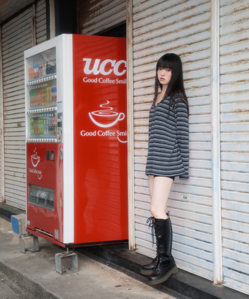ROSEFRANTZ（ロゼフランツ）の「Stripe Button Long Sleeve [Black]（Tシャツ/カットソー・レディース・ブラック・OS）」の15枚目の写真