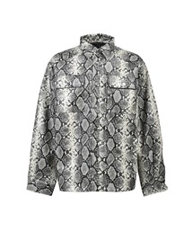 NEW RICH FAUX LEATHER SHIRT