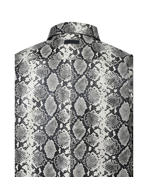 BREATH（ブレス）の「NEW RICH FAUX LEATHER SHIRT（シャツ/ブラウス・メンズ・ブラック/グレー・LARGE/MEDIUM/SMALL）」の10枚目の写真