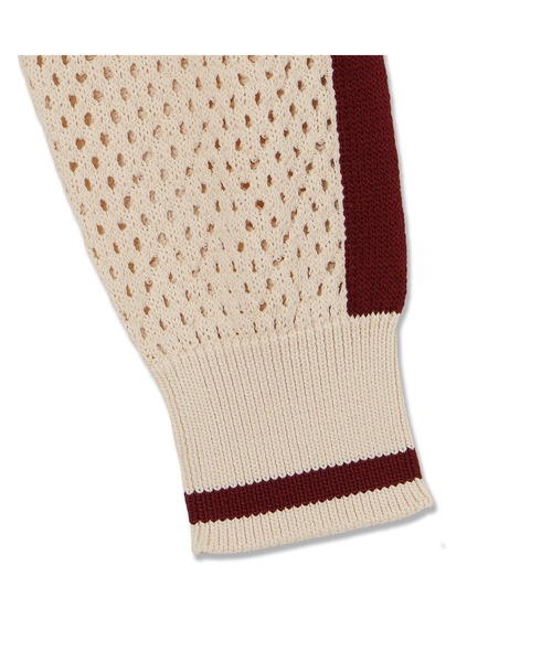 Guess（ゲス）の「GABRY Zipper Bomber Sweater セーター （ブルゾン・レディース・ライトベージュ/ブラック・X-SMALL/SMALL/MEDIUM/LARGE）」の6枚目の写真