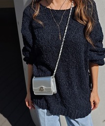 esutoreja（エストレジャ）の「ポップコーンニットプルオーバー（ニット/セーター）」