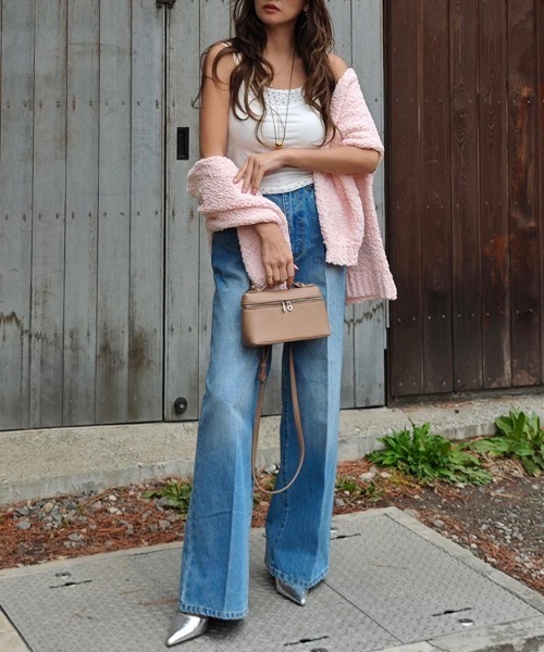 esutoreja（エストレジャ）の「ポップコーンニットプルオーバー（ニット/セーター・レディース・アイボリー/ブラック/ピンク・FREE）」の8枚目の写真