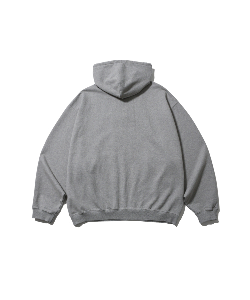 ANGLAN（アングラン）の「Huge Half-Zip Hoodie - Melange Grey（パーカー・メンズ・その他・ONE SIZE）」の2枚目の写真