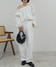 STYLEMIXER | ランタンスリーブオフショルトップ(シャツ/ブラウス)