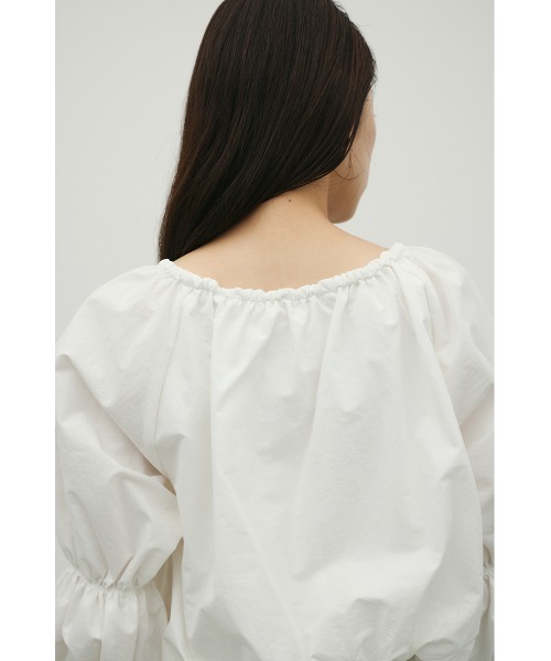 STYLEMIXER(スタイルミキサー)の「ランタンスリーブオフショルトップ(シャツ/ブラウス・レディース・ホワイト/イエロー/ブラック・FREE)」の13枚目の写真